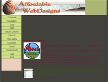 Tablet Screenshot of a-webdesigns.com